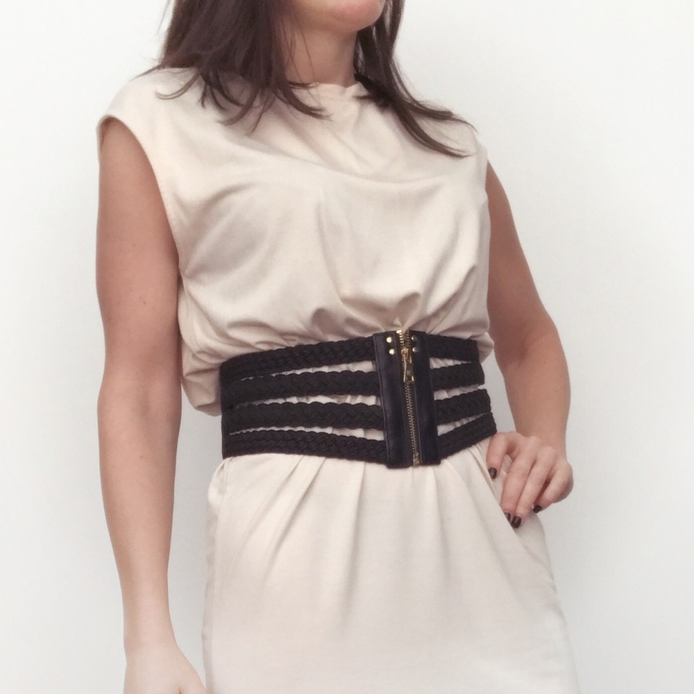 & Other Stories Stretch Jersey Grecian-Style Dress